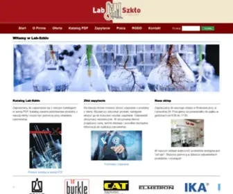 Lab-SZklo.com.pl(Szkło Laboratoryjne LAB) Screenshot