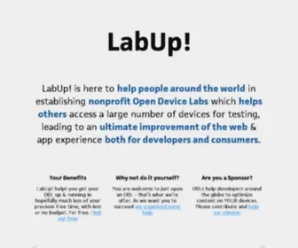 Lab-UP.org(Lab UP) Screenshot