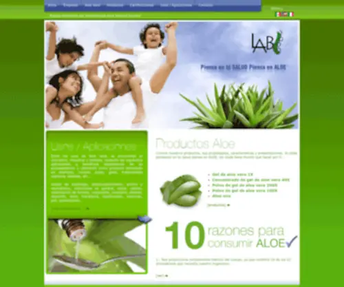 Lab2000.com.mx(Conoce nuestros productos) Screenshot