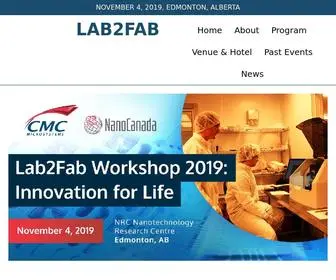 Lab2Fab.ca(Lab2Fab Workshop) Screenshot