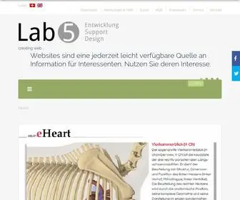 Lab5.ch(Webagentur Basel) Screenshot