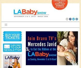 Lababyshow.com(LA Baby Show) Screenshot