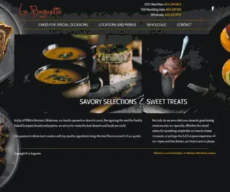 Labaguette.com(La Baguette Bakery & Caf&eacute) Screenshot