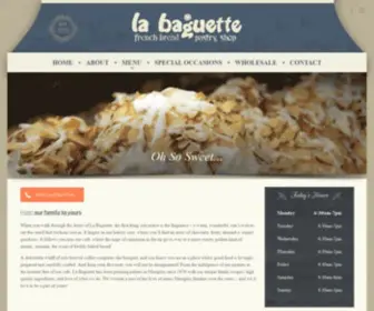 Labaguettememphis.com(La Baguette) Screenshot