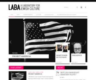 Labajournal.com(A Laboratory for Jewish Culture) Screenshot