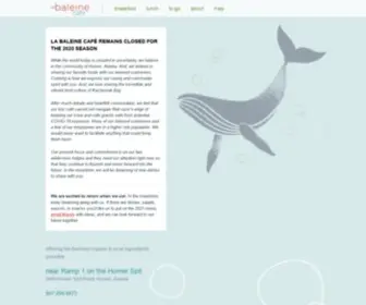 Labaleinecafe.com(La Baleine Café) Screenshot