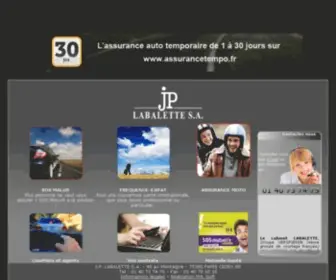 Labalette.fr(Cabinet JP Labalette Assurances : Spécialiste assurance auto moto pour malus alcoolémie retrait de permis) Screenshot