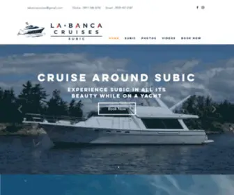 Labancacruises.com(Yacht Cruise In Subic) Screenshot