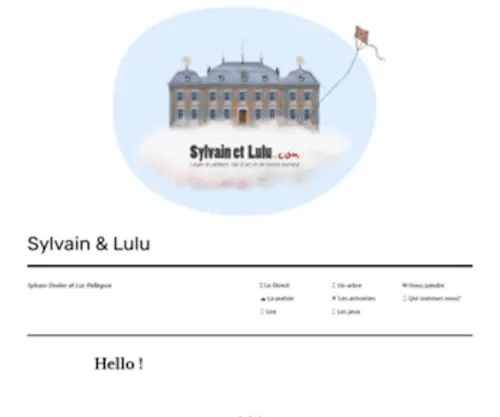 Labandeasylvain.com(Sylvain et Lulu) Screenshot