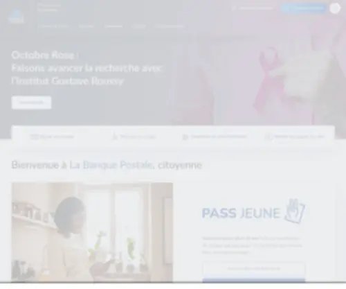 Labanquepostale.net(Banque et Assurance) Screenshot