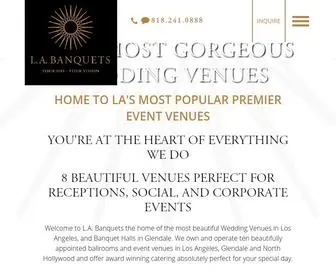Labanquets.com(8 Stunning Wedding Venues in Los Angeles & Banquet Halls in Glendale) Screenshot