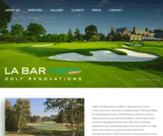 Labargolfrenovations.com(LaBar Golf) Screenshot