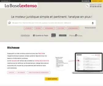 Labase-Lextenso.fr(La base Lextenso) Screenshot