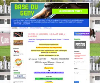 Labasedugeny.com(LA BASE DU GENY) Screenshot