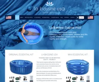 Labassinebirthpools.com(La Bassine Birthing Pools) Screenshot