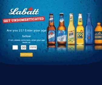 Labattbluerewards.com(Labatt Blue) Screenshot