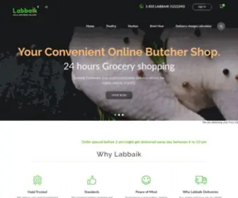Labbaik.ca(Labbaik Deliveries) Screenshot