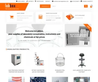 Labbox.com(Lab supplies at fair price) Screenshot