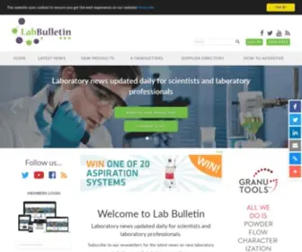 Labbulletin.com(Laboratory News from Lab Bulletin) Screenshot