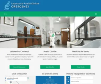 LABCRescenzi.it(Laboratorio Crescenzi) Screenshot