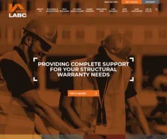 LABCWarranty.co.uk(Self Build & New Home Warranty) Screenshot