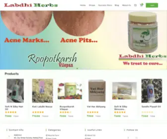 Labdhiherbs.com(Labdhi herbs) Screenshot