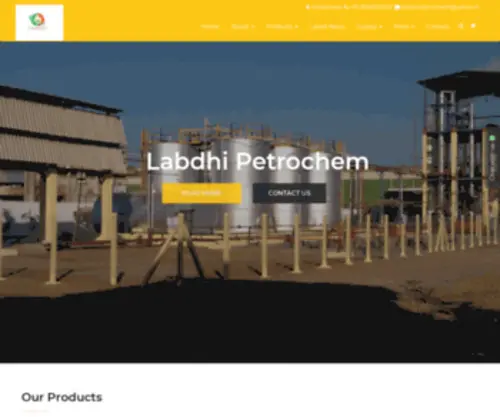 Labdhipetrochem.com(Labdhi Petrochem in Ankleshwar) Screenshot