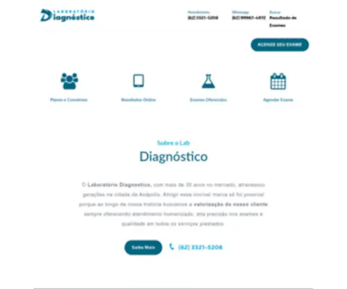 Labdiagnostico.com.br(Laboratório Diagnóstico) Screenshot