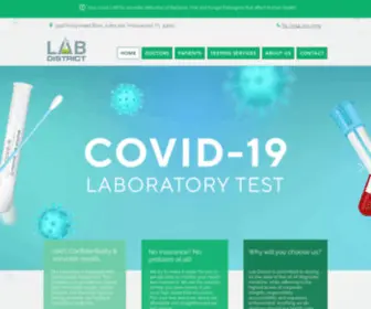 Labdistrict.com(LAB DISTRICT) Screenshot