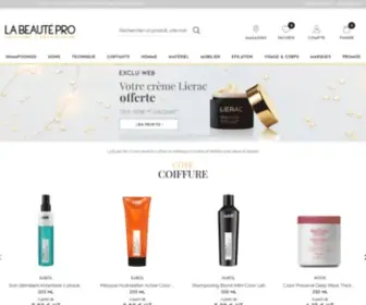 Labeautepro.fr(La Beauté Pro) Screenshot