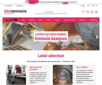 Label-Emmaus.co(Découvrez la boutique en ligne solidaire d'Emmaüs) Screenshot
