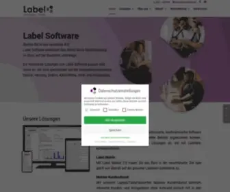 Label-Software.de(Label Software macht Ihre Arbeit einfacher) Screenshot