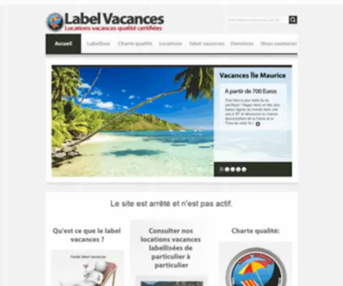 Label-Vacances.fr(Label qualité vacances) Screenshot