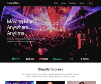 Label-Worx.com(Moving Music) Screenshot