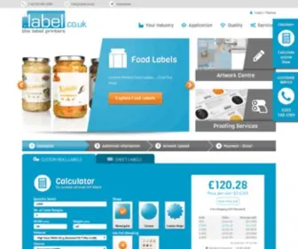 Label.co.uk(Label Printing for Brands & Businesses UK) Screenshot