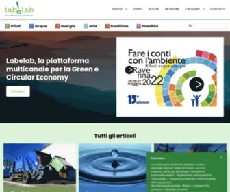 Labelab.it(La piattaforma multicanale per la Green e Circular Economy Labelab) Screenshot