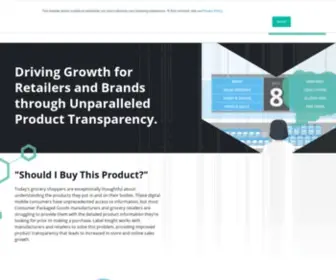 Labelinsight.com(E-Commerce Growth Through Product Transparency) Screenshot