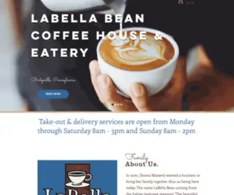 Labellabean.com(Coffee) Screenshot