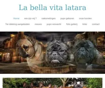 Labellavitalatara.be(La Bella Vita Latara) Screenshot