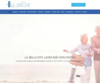 Labellavitavein.com(La Bella Vita Laser and Vein Center) Screenshot