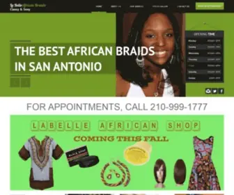 Labelleafricanbraids.com(La Belle African Braids) Screenshot