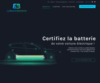 Labellebatterie.com(Vous souhaitez vendre ou acheter une voiture électrique) Screenshot