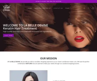 Labelledevine.com(La Belle Divine) Screenshot