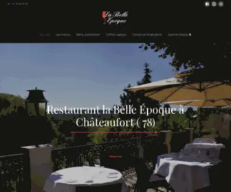 Labelleepoque78.fr(Restaurant La Belle Epoque) Screenshot