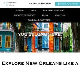 Labelleesplanade.com(Most Unique New Orleans Hotel and B&B) Screenshot