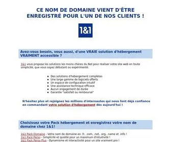 Labellevie.fr(Enregistrement de nom de domaine et services internet par 1&1 internet) Screenshot