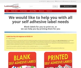 Labelline.com(Blank Labels) Screenshot