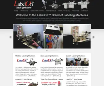 Labelonlabelingmachines.com(Labeling Machine) Screenshot