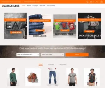 Labels4Less.co.za(Men's Brands and Fashion at Discount Prices) Screenshot