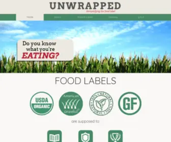 Labelsunwrapped.org(How to Read Food Labels) Screenshot